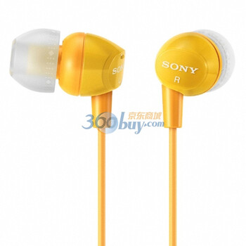 索尼（SONY） MDR-EX10LP DQ 混合材料佩戴更舒适 耳机 橙色