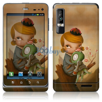 ideaSkin 摩托罗拉 ME863 /XT883/XT862/里程碑 3 皮肤 阿泽尔 外壳保护套皮贴膜 BADC452037