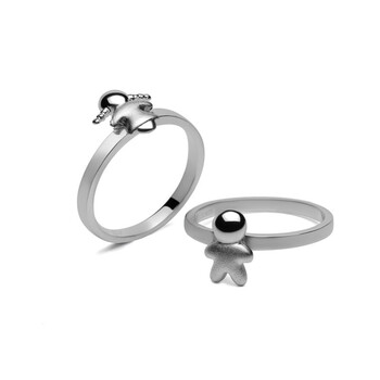 海盗船银饰 925银情侣 男孩女孩戒指 19700