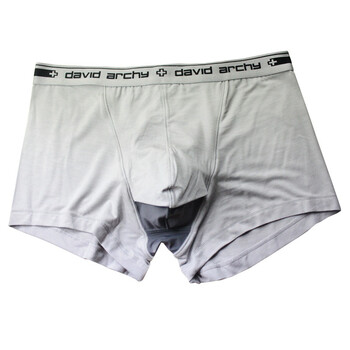 DA（David Archy）医生系列 男士 莫代尔 囊袋内裤 阴囊托 平角 浅灰色 XXXL