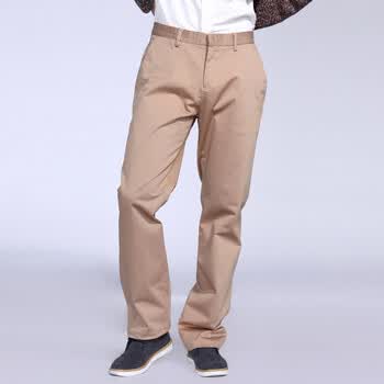 IZOD 秋季新品中腰宽松长裤男士休闲裤 1121916330854 深褐色 190/96A(36)