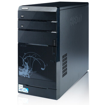 七喜（HEDY）悦祺3000A台式主机（AMD X2 250双核/4G/500G/ATI 6450 1G独立显卡/DVD/大机箱）黑色