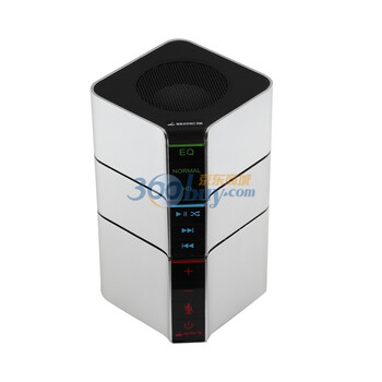 魅动e族EVS-4000神奇魔方 共振超强低音 双输出功率 内、外置功能 银色 白色