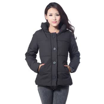 伊甸基因 Eden Gene 简约大方家居棉服 黑色 M