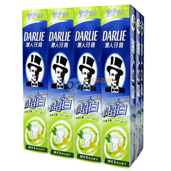 DARLIE黑人超白青柠薄荷牙膏90g*12 超值家庭装