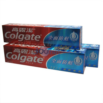 高露洁全面防蛀牙膏(清新)250g 12支