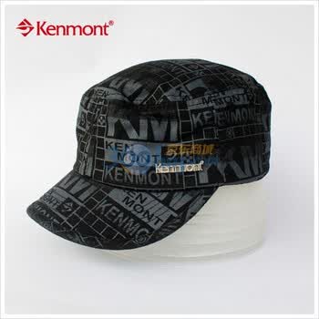 kenmont经典暗影军帽KM-0319 黑色