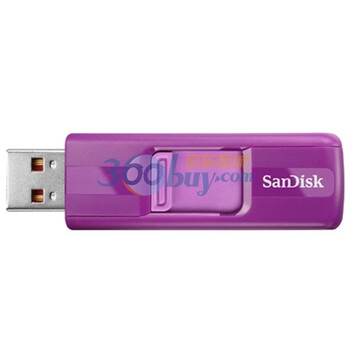 SanDisk（闪迪）酷炫（CZ36+）8GB U盘 紫色 全新升级 中文包装