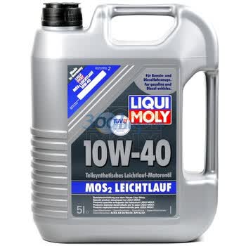 德国力魔（LIQUI MOLY）MOS2(二硫化钼)超级抗磨损合成润滑油5L 10W-40 SL/CF
