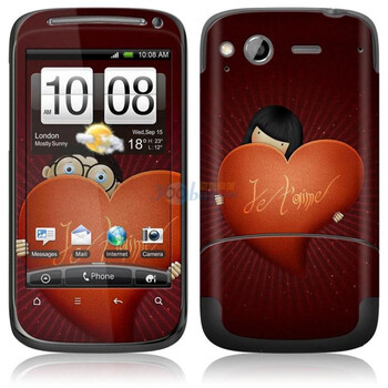 ideaSkin HTC Desire S / G12 / S510e / G7S / 渴望S 恋爱男女 外壳保护套皮贴膜 DBBA750477