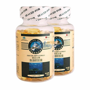 蓓多立鱼油软胶囊（金标 健）1.0g/粒*100粒*2