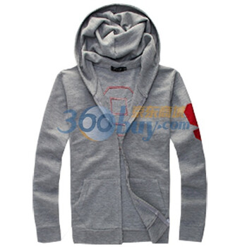 TUOYI秋冬运动服运动套装男士套装M072 浅灰色 XXL