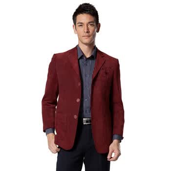 柒牌 SEVEN男装商务休闲正统西服单西装外套77C1329 B版 54