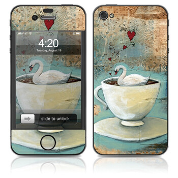 ideaSkin iPhone 4 茶杯里的天鹅湖 手机外壳保护套皮贴膜 ENCJKC602060
