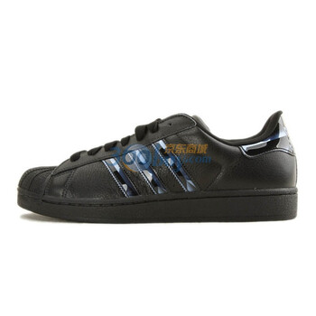 阿迪达斯adidas 三叶草 中性经典休闲鞋 秋冬款运动鞋 G50960 黑色 41.5