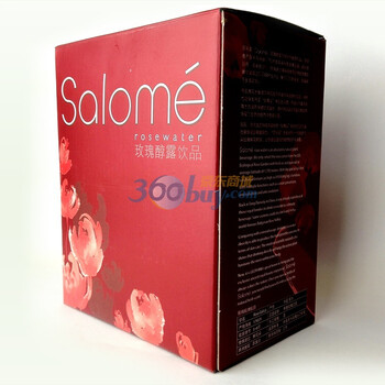 Salome Rosewater 莎乐美玫瑰醇露饮品 260ml*6 瓶装 一滴一玫瑰 愈饮愈芬芳