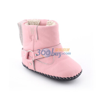 小蓝羊 学步鞋 秋冬新品 女童鞋 BB-C21009 粉色 135