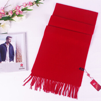 丝界SIGI半羊绒格子围巾羊绒围巾男士女士围巾 1号色 1号色