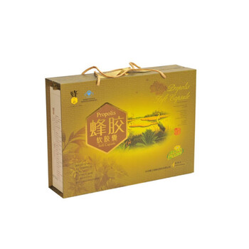 蜂之语蜂胶软胶囊（巴西进口原料） 500mg*100粒*4瓶 蜂胶礼盒