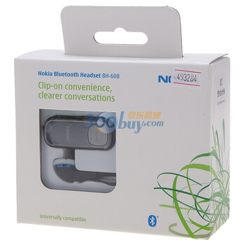 诺基亚（Nokia）BH-608 蓝牙耳机 灰色