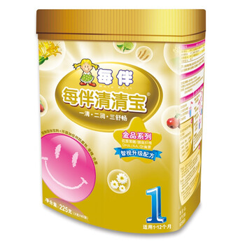 每伴金品婴儿清清宝 适合1-12个月宝宝 1段小罐@新装上市@