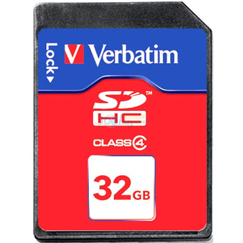 威宝（Verbatim)高速SDHC存储卡32GB Class4