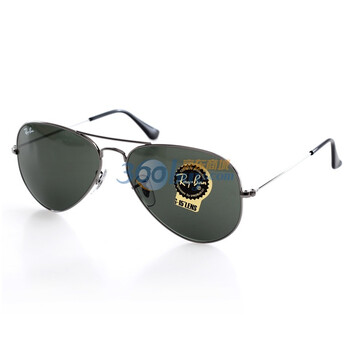 Ray-Ban雷朋意大利进口G15经典镜片太阳眼镜RB3025-W0879 58□14 枪框绿灰片
