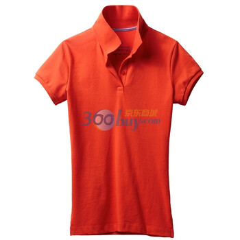Giordano佐丹奴 Polo 女纤腰弹力粉嫩珠地Polo 01311001 橙色 M