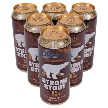哈尔博棕熊啤酒500ml*6听