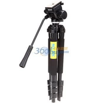竖力（SLIK） PRO 340QF铝镁钛三脚架（黑色）(承重 3kg)