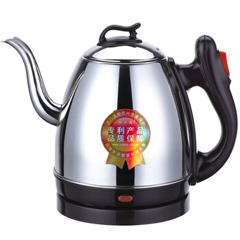 雷纳XD-107 电水壶 茶具 1.0L全不锈钢设计 无异味 自动保温防干烧