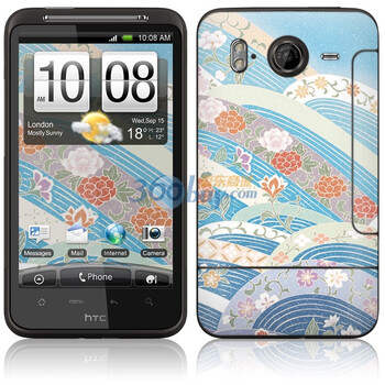 ideaSkin HTC Desire HD/G10/G7HD/A919/大坏蛋 浪花层层 手机外壳保护套皮贴膜 ENDASA010284