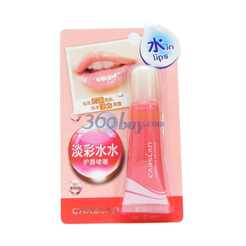 卡姿兰Carslan 淡彩水水护唇啫哩（亮彩啫喱）12ml 1# 蜜桃粉