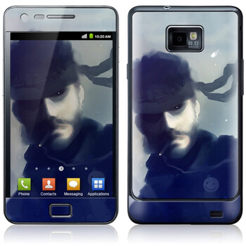 ideaSkin 三星 i9100/Galaxy S2/9103/9108/盖世兔 我不是英雄 外壳保护套皮贴膜 DAUD032159