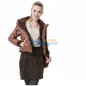 波司登 2011新款 羽绒服 女针织帽短面包 BR2206 红色 185/104A(XXXL)