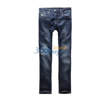 七匹狼SWJEANS男装 休闲牛仔裤171160403101 深蓝 31
