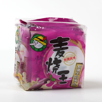 【长鼻王】紫薯牛奶夹心麦烧王 96g×10包