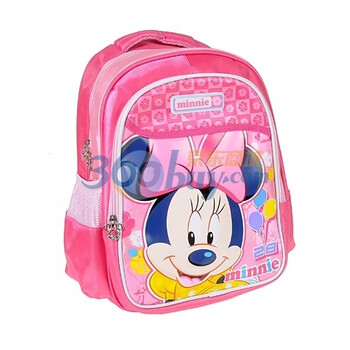 Disney/迪士尼 mickey卡通米奇双肩学生书包 儿童书包SM80222 粉红