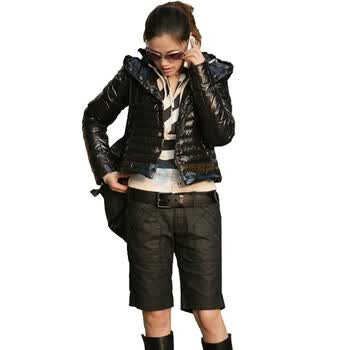 艾米 AMII 两用设计羽绒服 A7NC7110628 黑色 S