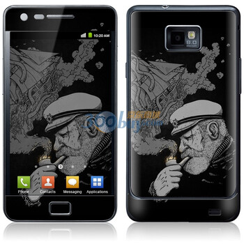 ideaSkin 三星 i9100/Galaxy S2/9108/盖世兔 老船长的回忆 外壳保护套皮贴膜 DAUC081922