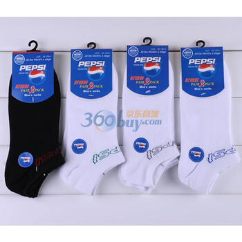 百事PEPSI促销运动男袜颜色随机三组六双装 ps-3008-3 均码