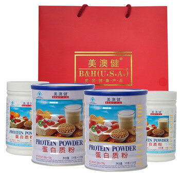 美澳健 蛋白质粉(加量装)×2罐 非转基因大豆蛋白＋进口乳清蛋白，增强免疫改善体质，455G×2 罐