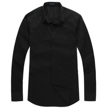 MR.ZERO 秋装新品 解构工艺 切割不规则口袋衬衫 AGA0017 01 黑 XXL