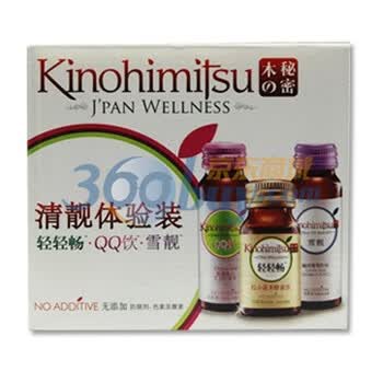 先清后补体验装 12盒（轻轻畅30ml+QQ饮50ml+雪靓50ml） Kinohimitsu木之秘密