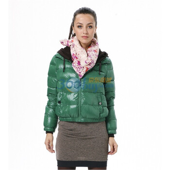 波司登 2011新款 羽绒服 女针织帽短面包 BR2208 绿色 185/104A(XXXL)