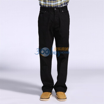 IZOD 2011新品修身纯棉原色男士牛仔裤 1061916103001黑色185/92A(36)