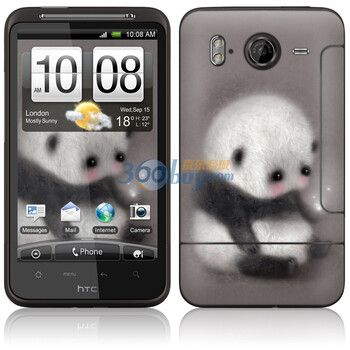 ideaSkin HTC Desire HD/G10/G7HD/A919/大坏蛋 阿熊 手机外壳保护套皮贴膜 ENDASC241994