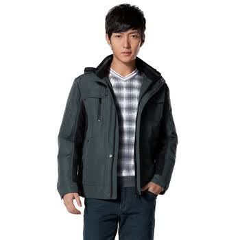 柒牌 SEVEN柒品质装冬季新款男士时尚休闲羽绒服保暖舒适外套701K296848 通色 195