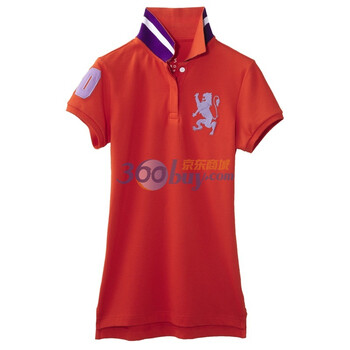 Giordano佐丹奴 Polo 女活力狮王纤腰POLO 01311027 红色 XL