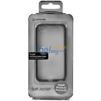 卡登仕（Capdase）iphone 4s水晶盾(黑边) 手机保护壳 适用于iphone 4/iphone 4s